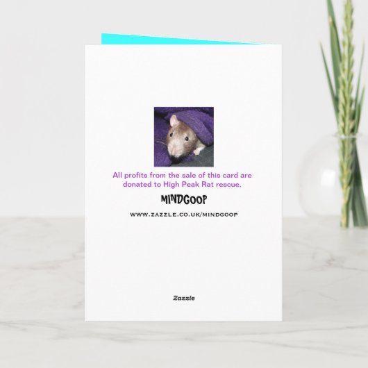 Het is je verjaardagskaart kaart (Achterkant)