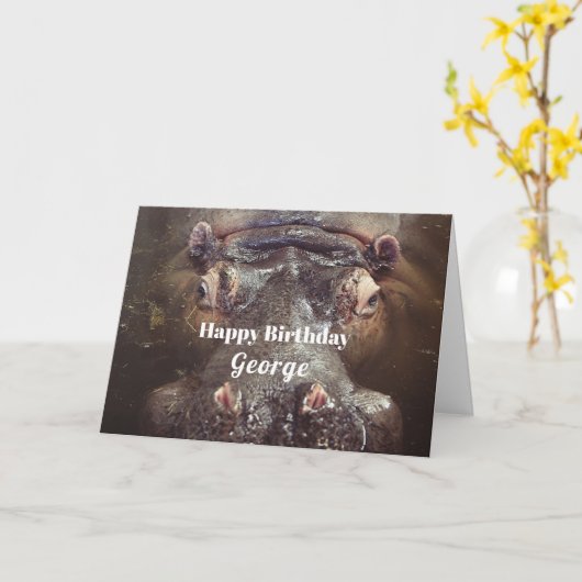 Het is je verjaardagswals in het grappige verjaard kaart (Gele Bloem)