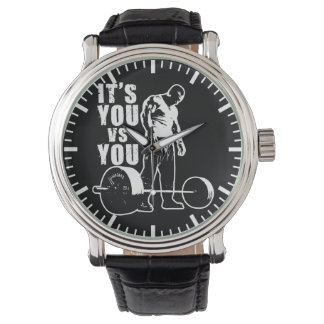 Het is JIJ versus jou - Lifting Workout Motivatie Horloge