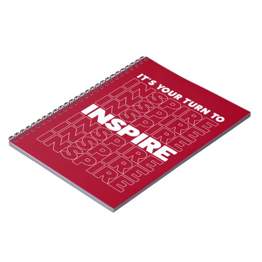 Het is jouw beurt om te inspireren notitieboek (Linkerzijde)