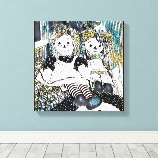 Het is jouw dag canvas afdruk (Insitu (Houten vloer))