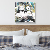 Het is jouw dag canvas afdruk (Insitu (Slaapkamer))