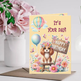 Het is jouw dag! Gefeliciteerd met je verjaardag, Kaart
