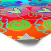 Het is jouw dag Red Fun Happy Inspirivity Poster (Hoek)