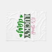 Het is jouw heerlijke dag fleece deken (Voorkant (Horizontaal))