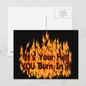 Het is jouw hel briefkaart (Voorkant / Achterkant)