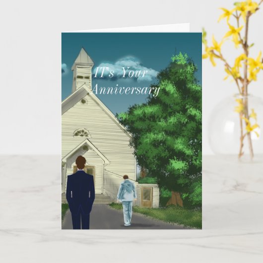 Het is jouw Jubileum Kaart (Gele Bloem)