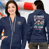 Het is jouw medicijn full-zip hoodie