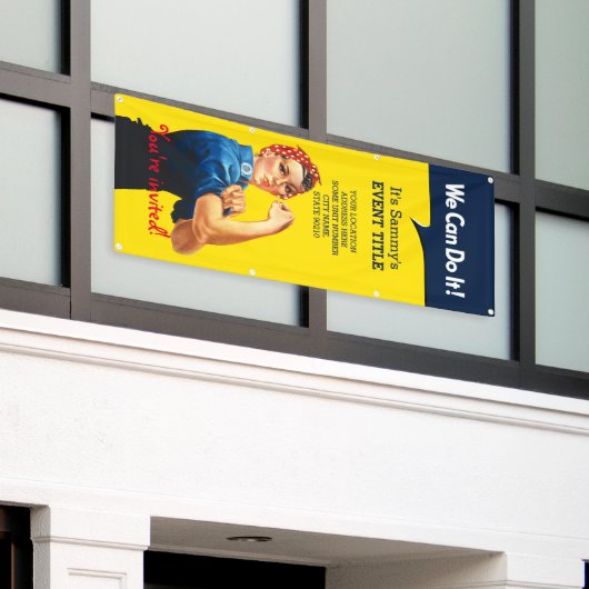 Het is jouw persoonlijke Rosie Event Verticaal Spandoek (Buitenkant Gebouw)