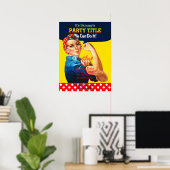 Het is jouw Rosie Party Poster Personaliseer het (Thuiskantoor)