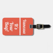 Het is jouw tas | Grappig bagagelabel voor reizige (Voorkant horizontaal)