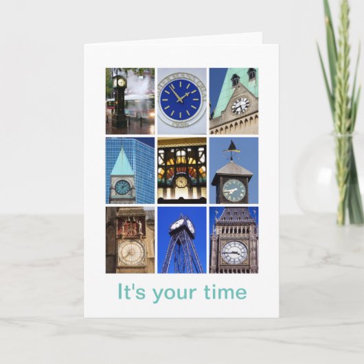 Het is jouw tijd kaart (Voorkant)