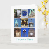 Het is jouw tijd kaart (Gele Bloem)