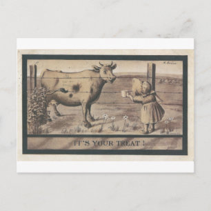 Het is jouw Treat. Briefkaart
