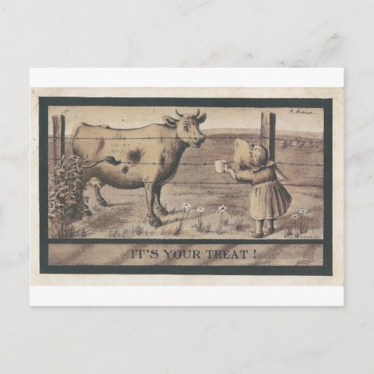 Het is jouw Treat. Briefkaart (Voorkant)