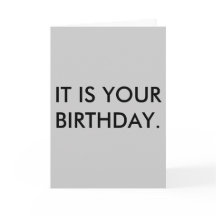 HET IS JOUW VERJAARDAG. Kaart