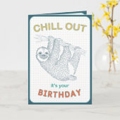 Het is jouw verjaardag. kaart (Gele Bloem)