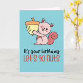 Het is jouw verjaardag.. Laten we gaan snotten. Kaart (Gele Bloem)