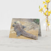 Het is jouw verjaardag - Loop op op de Wilde Kant Kaart (Gele Bloem)