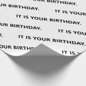 Het is jouw verjaardagsKantoor Cadeaupapier (Hoek)