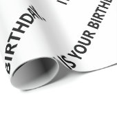 Het is jouw verjaardagsKantoor Cadeaupapier (Rol Hoek)