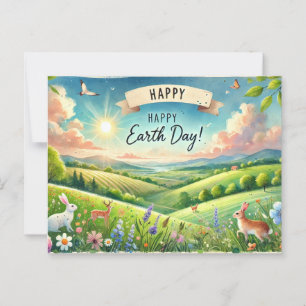 Het is jullie Dag van de Aarde 22 april Briefkaart