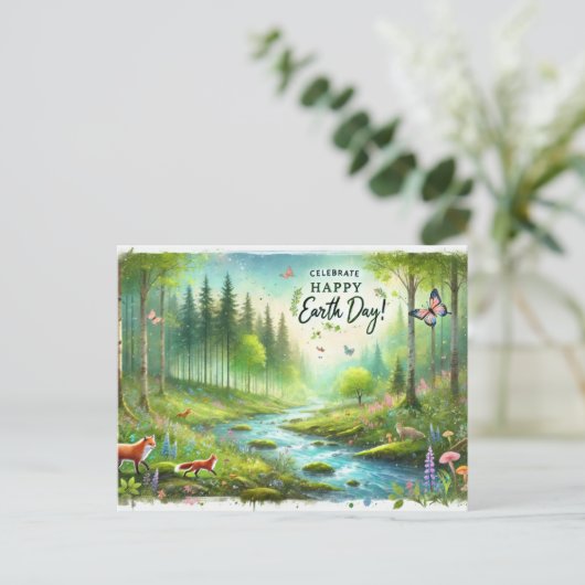 Het is jullie Dag van de Aarde 22 april Briefkaart (Staand voorkant)