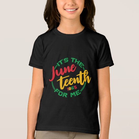 Het is Juneteenth Tri-Blend Shirt (Voorkant)