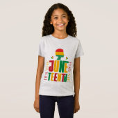 Het is Juneteenth voor mij - Zwarte Geschiedenis T-shirt (Voorkant volledig)