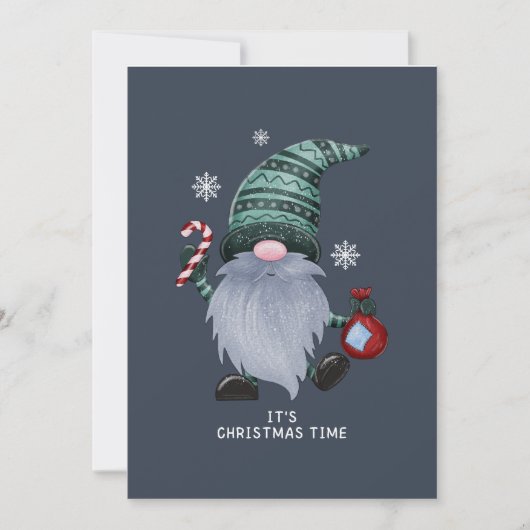 Het is kerst elf feestdagenkaart (Voorkant)