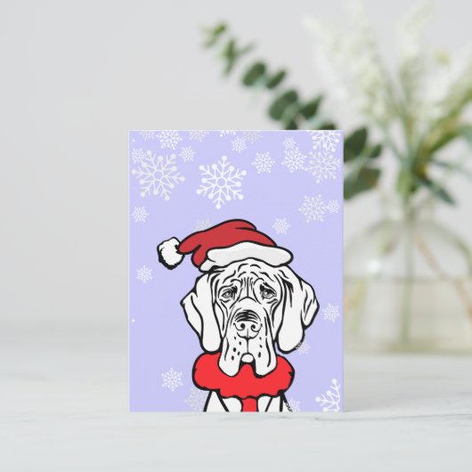 Het is kerst feestdagenkaart (Staand voorkant)