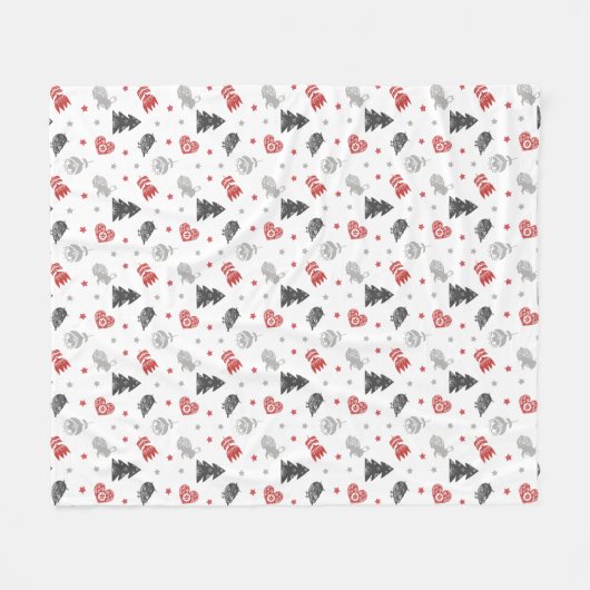 Het is kerst fleece deken (Voorkant (Horizontaal))