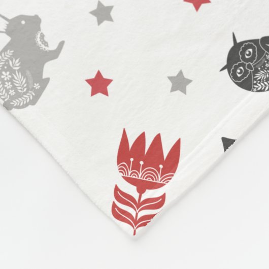 Het is kerst fleece deken (Hoek)