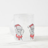 Het is kerst matglas koffiemok (Voorkant links)