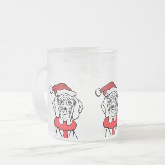 Het is kerst matglas koffiemok (Voorkant links)