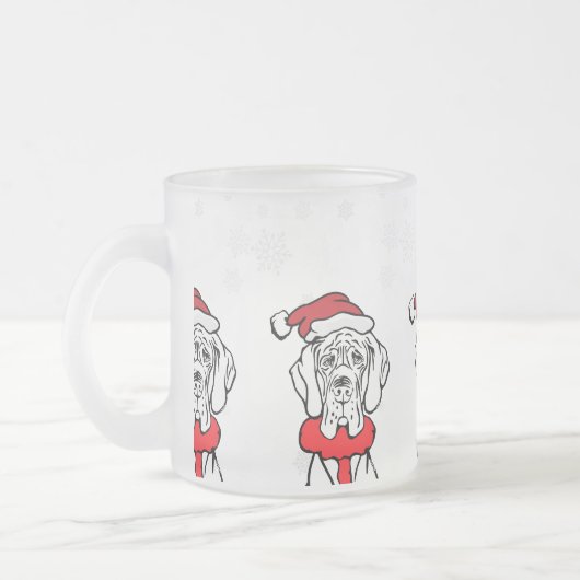 Het is kerst matglas koffiemok (Links)