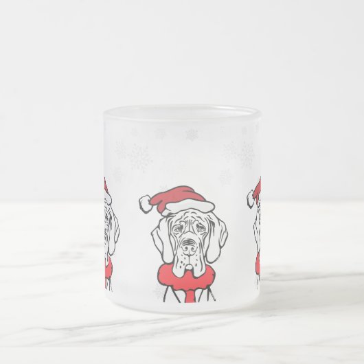 Het is kerst matglas koffiemok (Center)