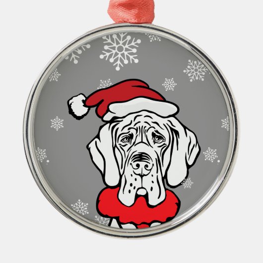 Het is kerst metalen ornament (Voorkant)