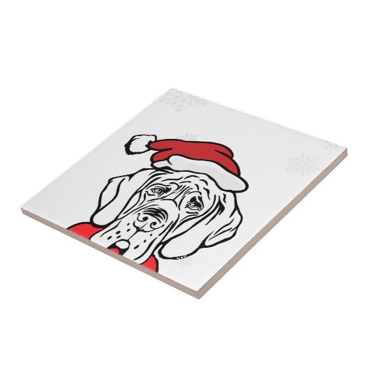 Het is kerst tegeltje (Zijkant)