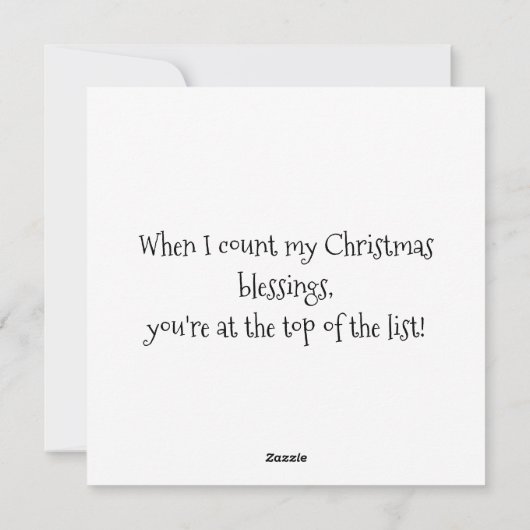 Het is kerst tijd Kaart, vakantie Kaart, kerst Feestdagenkaart (Achterkant)