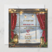 Het is kerstfeest in de feesttijd kaart (Voorkant)