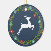 Het is kerstfeestdag gepersonaliseerde versiering keramisch ornament (Links)