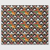 Het is Kerstmis. Cadeaupapier (Vlak)