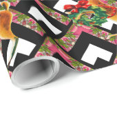 Het is Kerstmis. Cadeaupapier (Rol Hoek)