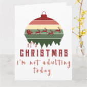 Het is Kerstmis die ik vandaag niet verlaat Kaart (Gele Bloem)