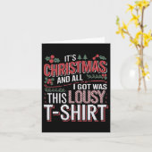 Het is Kerstmis en alles wat ik kreeg was deze waa Kaart (Gele Bloem)