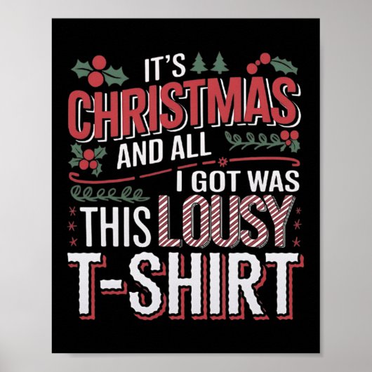 Het is Kerstmis en alles wat ik kreeg was deze waa Poster (Voorkant)