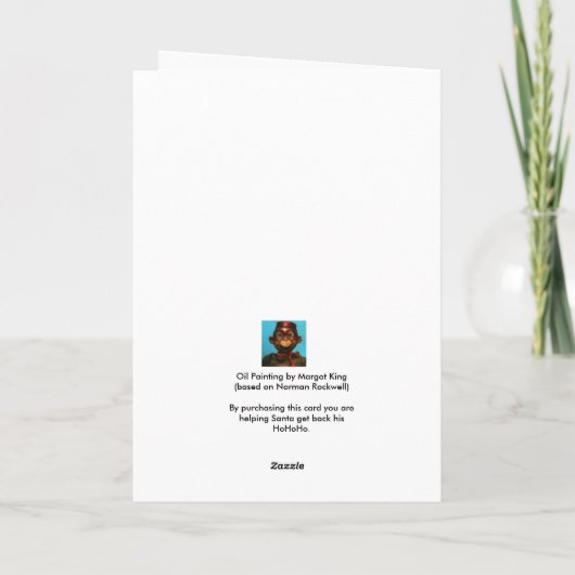 Het is Kerstmis Feestdagen Kaart (Achterkant)