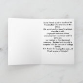 Het is Kerstmis Feestdagen Kaart (Binnen)