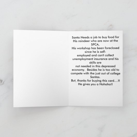 Het is Kerstmis Feestdagen Kaart (Binnen)